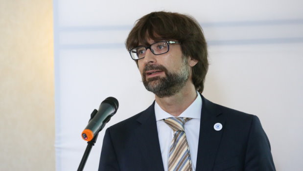 Dr. Peták István, a KPS tudományos igazgatója a Budapest Márka díj átadóján